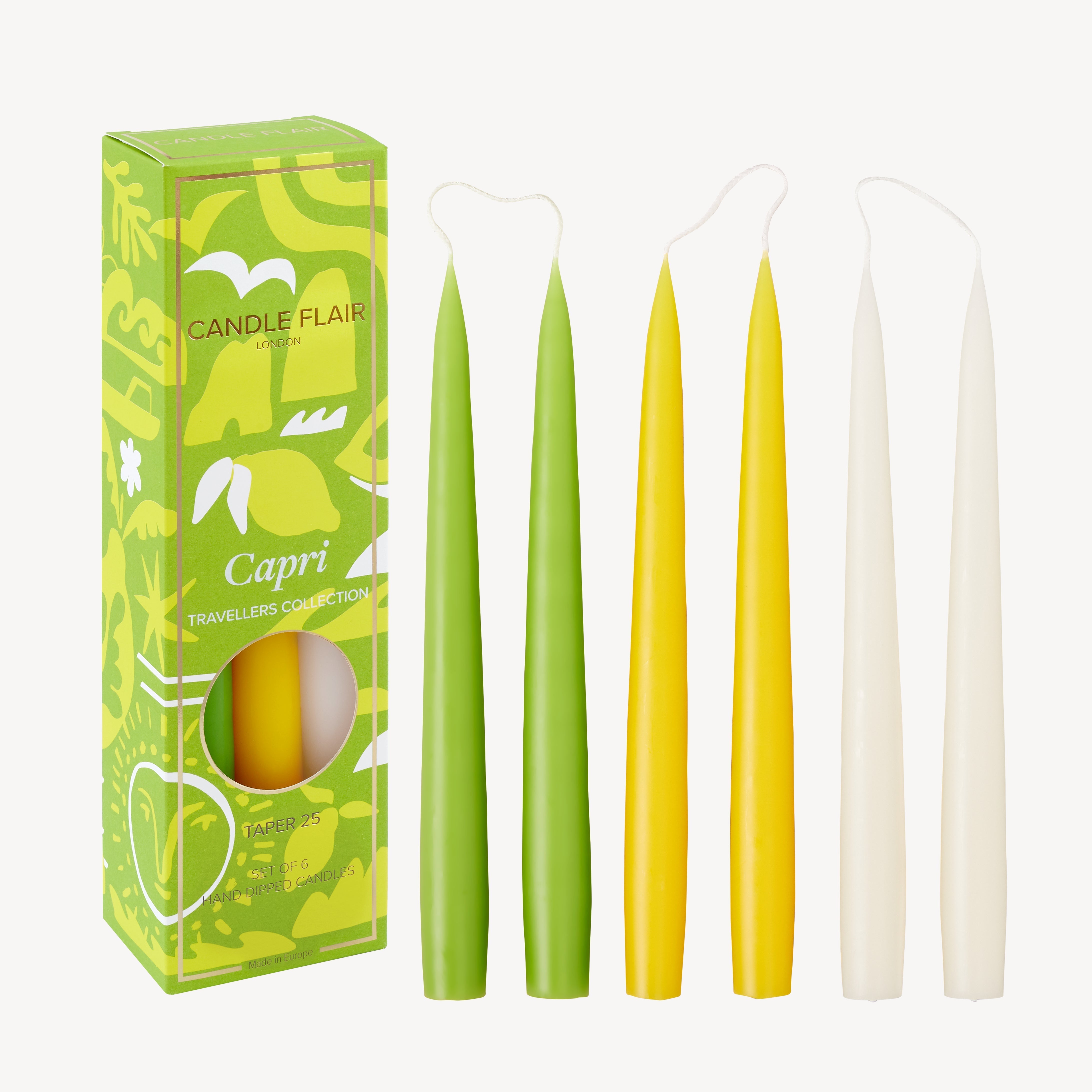 Box of 6 Candles - Capri - Travellers Collection