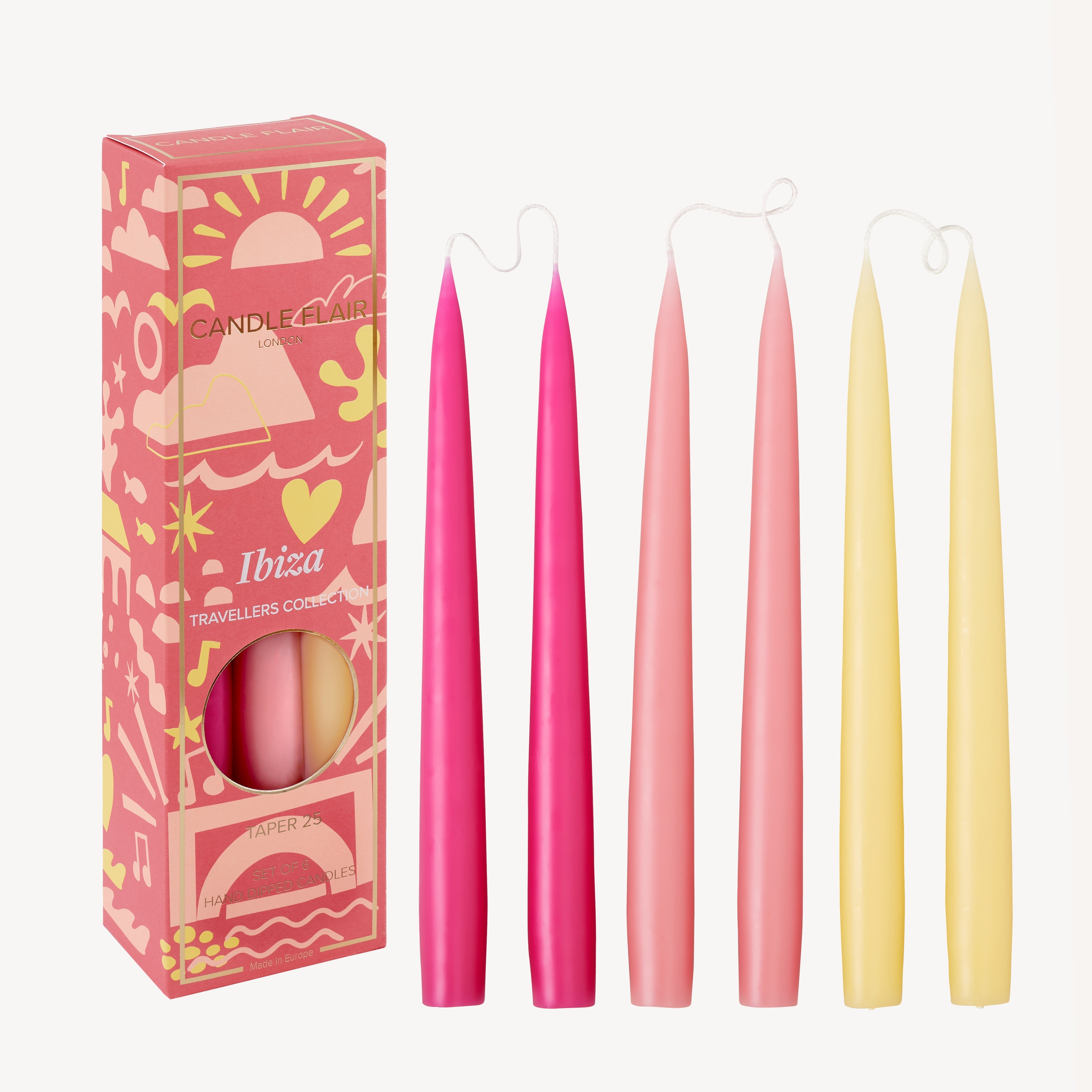 Box of 6 Candles -  Ibiza - Travellers Collection