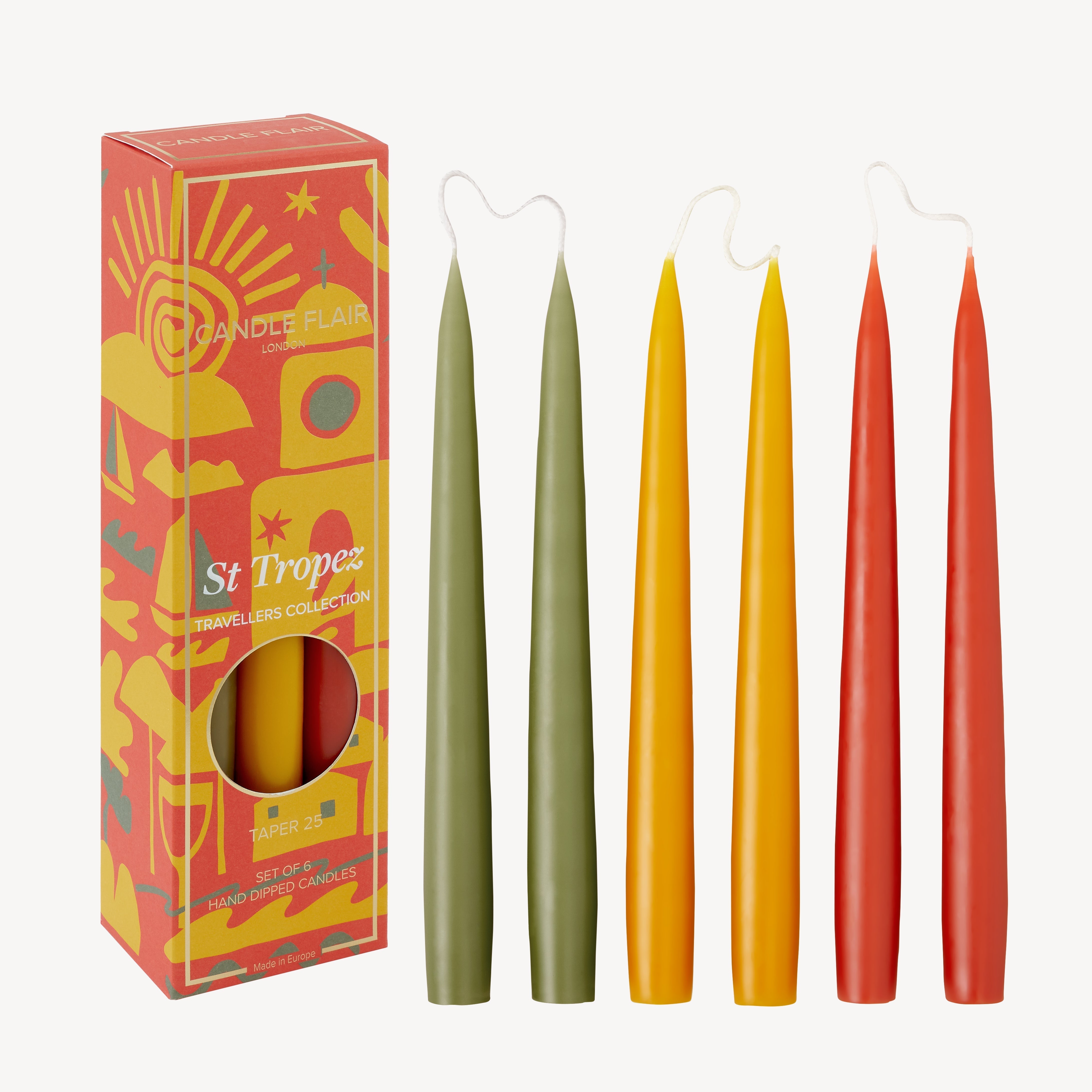 Box of 6 Candles - St Tropez - Travellers Collection