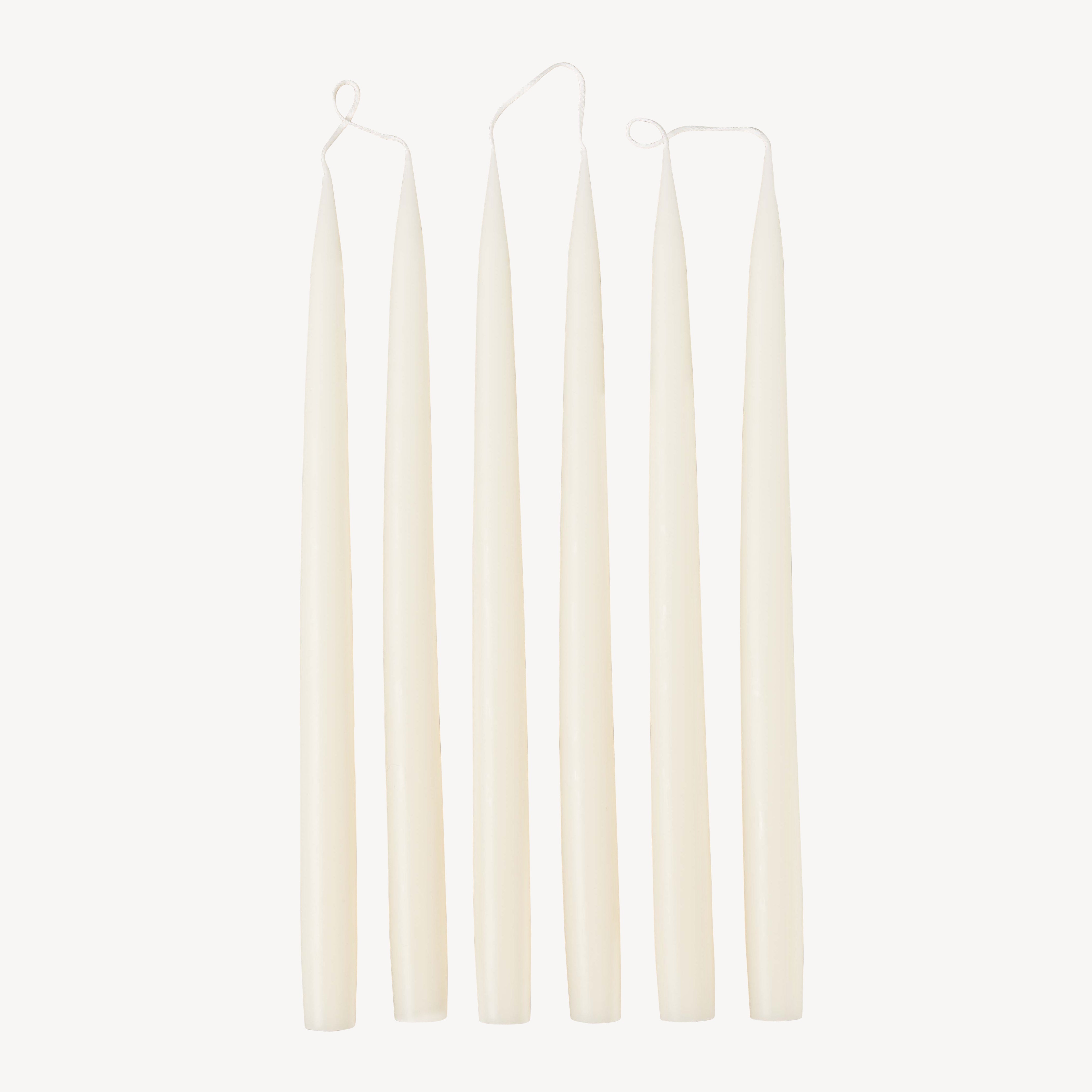 Box of 6 Candles - Taper 35 - Off White